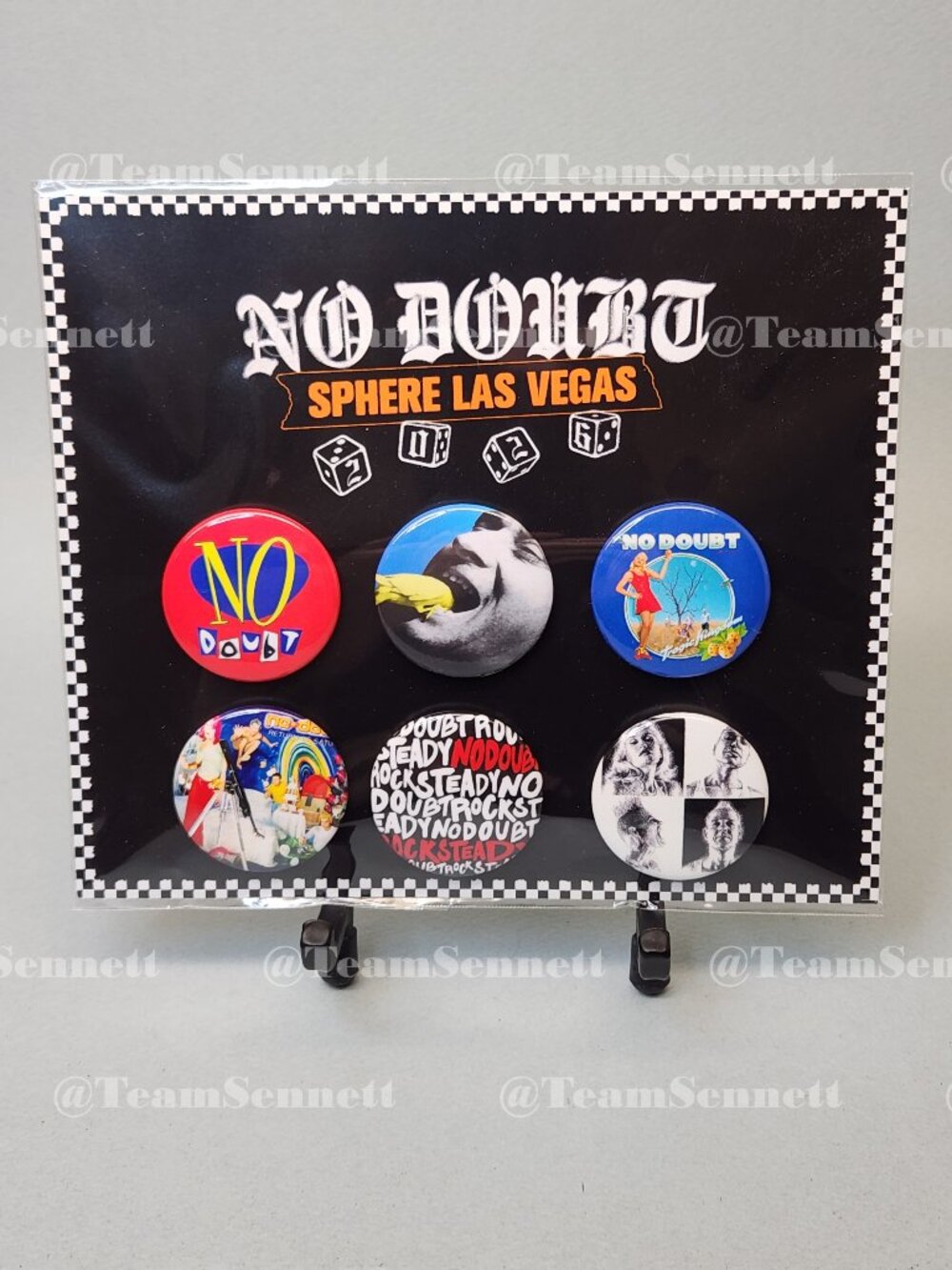 No Doubt Sphere Button Pins / Set of 6 / Las Vegas Residency 2026